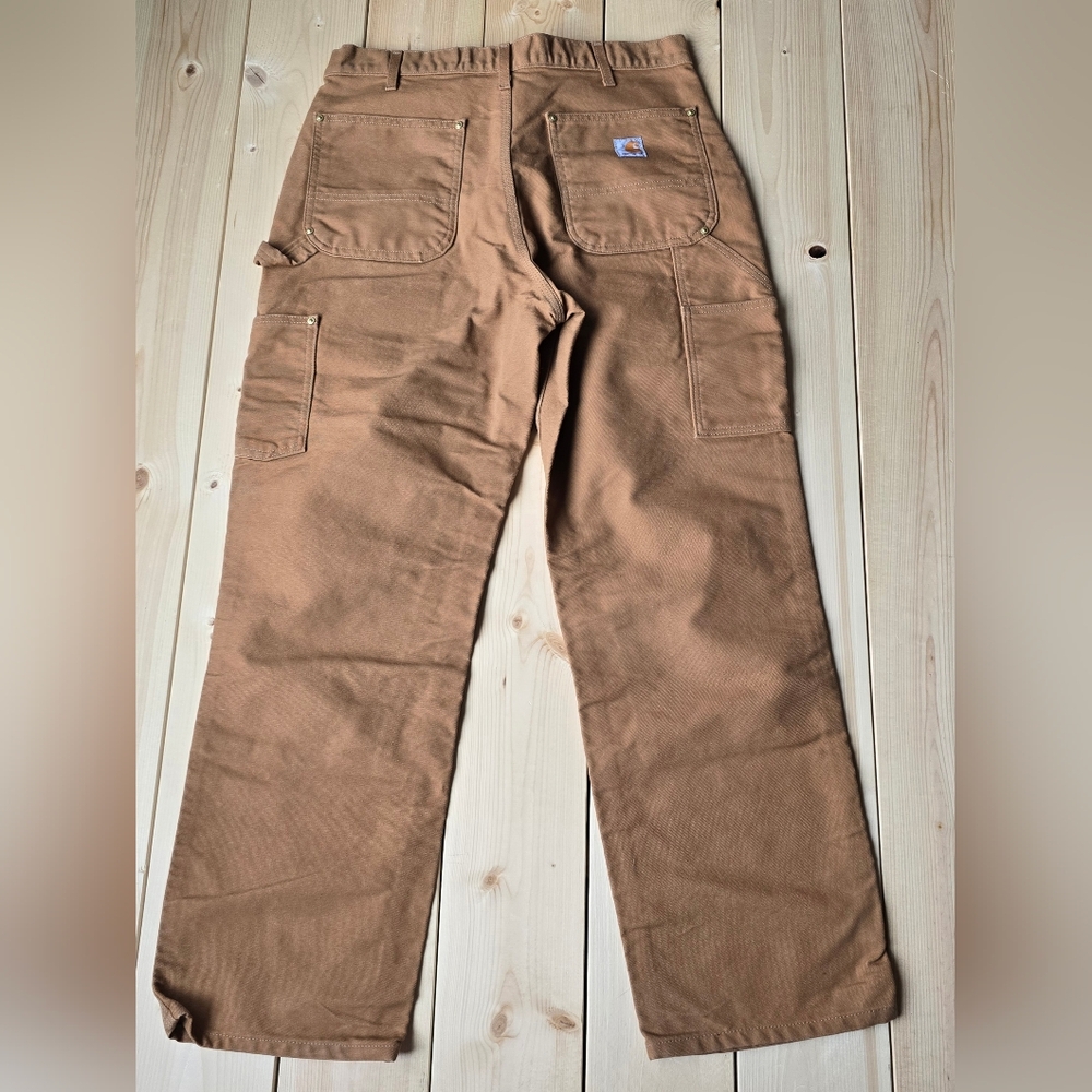 Carhartt B01 BRN Loose Fit Double Knee Utility Pants 34X30 - Picture 8 of 11